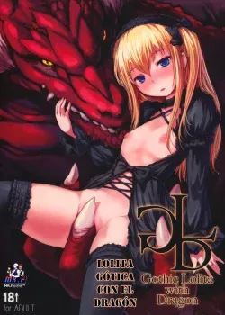 Gothic Lolita with Dragon _ Lolita Gotica con el Dragon