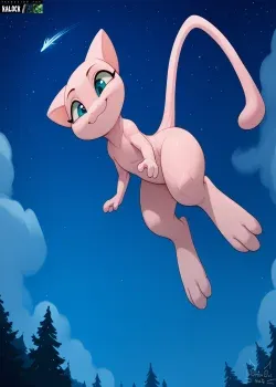 Mew X Mewtwo Noche de Pelea